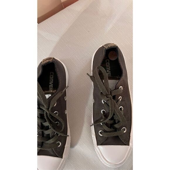 CONVERSE OLIVE GREEN COMOFLOUGE SNEAKERS MENS SIZE 4 WOMENS SIZE 6 - Picture 3 of 9